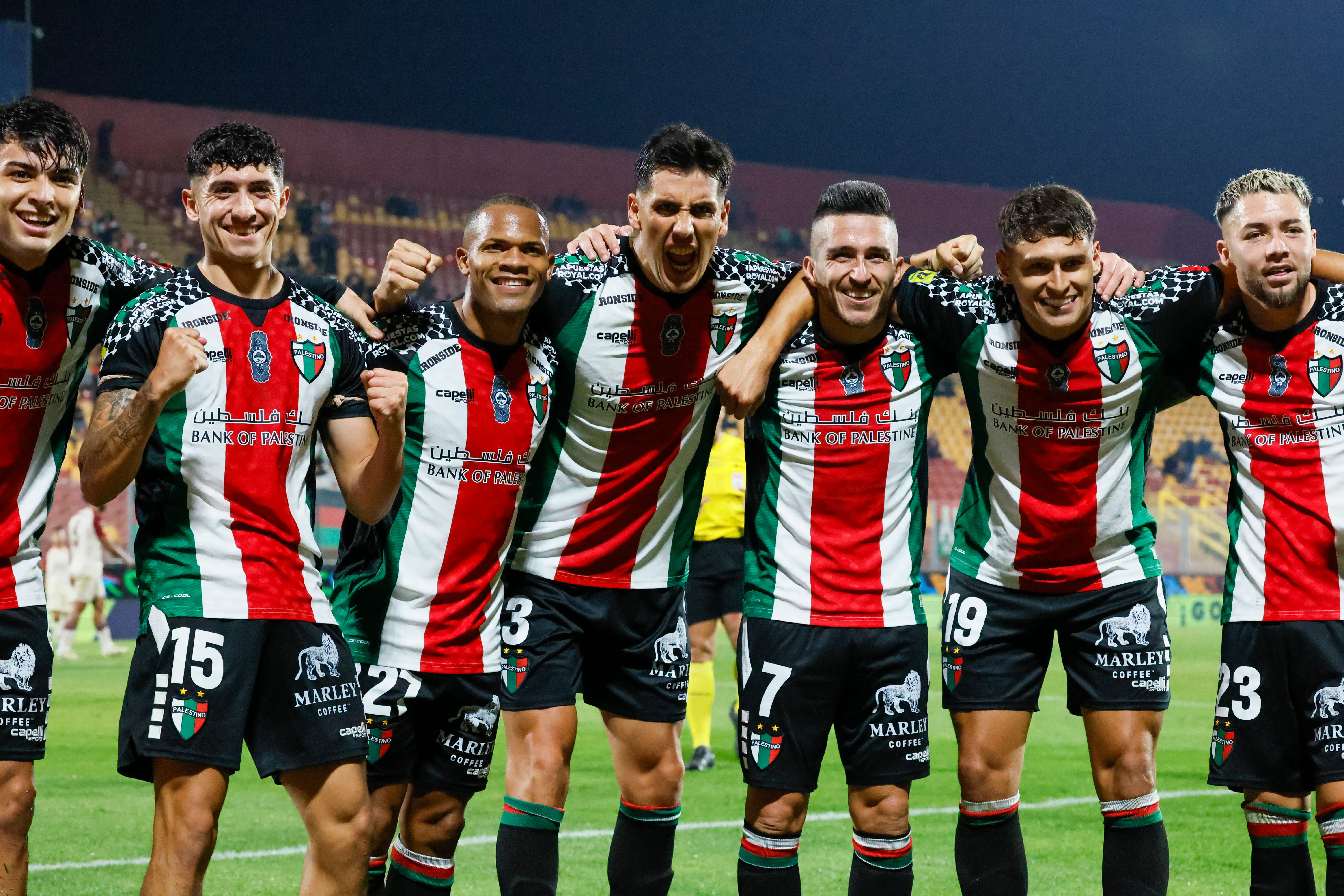 Palestino será local en Santa Laura por segunda vez en la Liga de Primera: en mayo goleó por 5-1 a Deportes La Serena. (Andres Pina/Photosport).