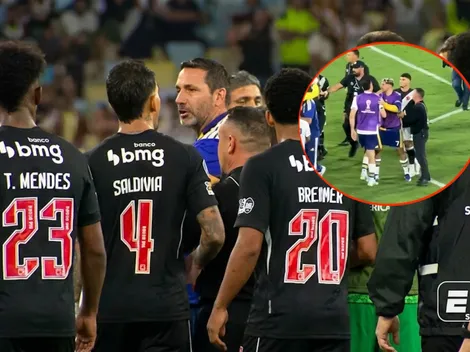 No se vio en TV: El cruce de Saldivia y Palacios en el Maracaná