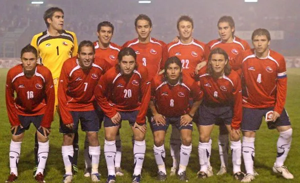 Hurtado jugando por Chile un amistoso en 2007 ante Cuba en Temuca. Imagen: Archivo