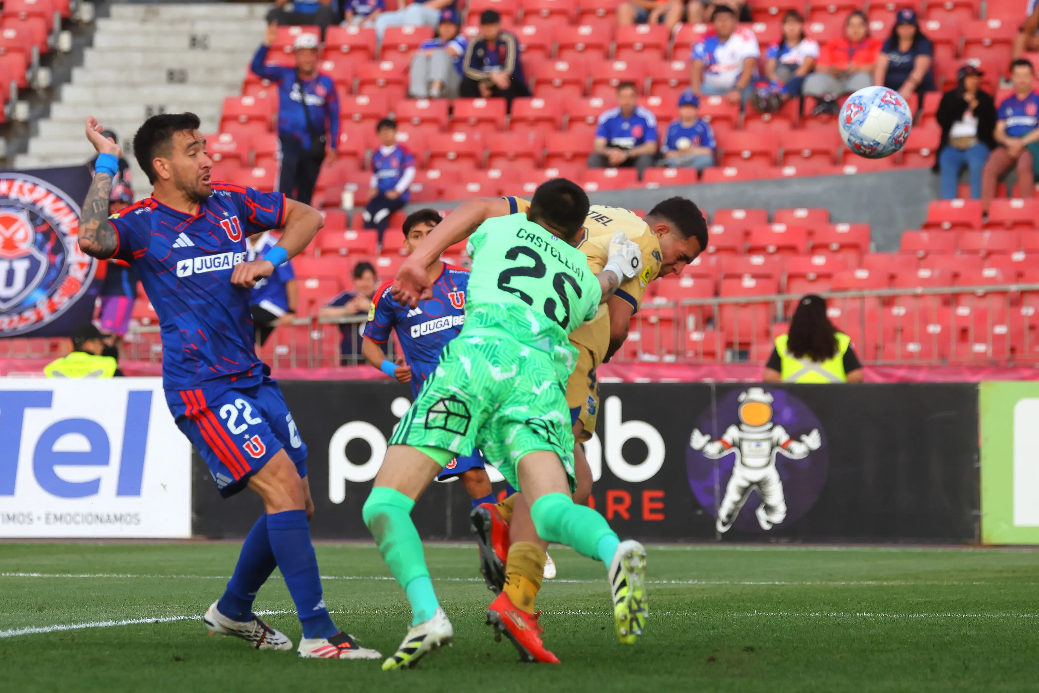 La U y Everton se verán las caras en Rancagua. Imagen: Photosport
