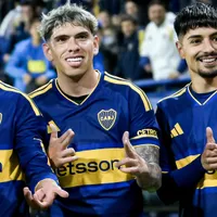 No se vio en TV: el tierno gesto de un chileno con la nueva perla de Boca