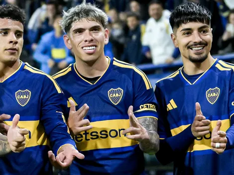No se vio en TV: el tierno gesto de un chileno con la nueva perla de Boca