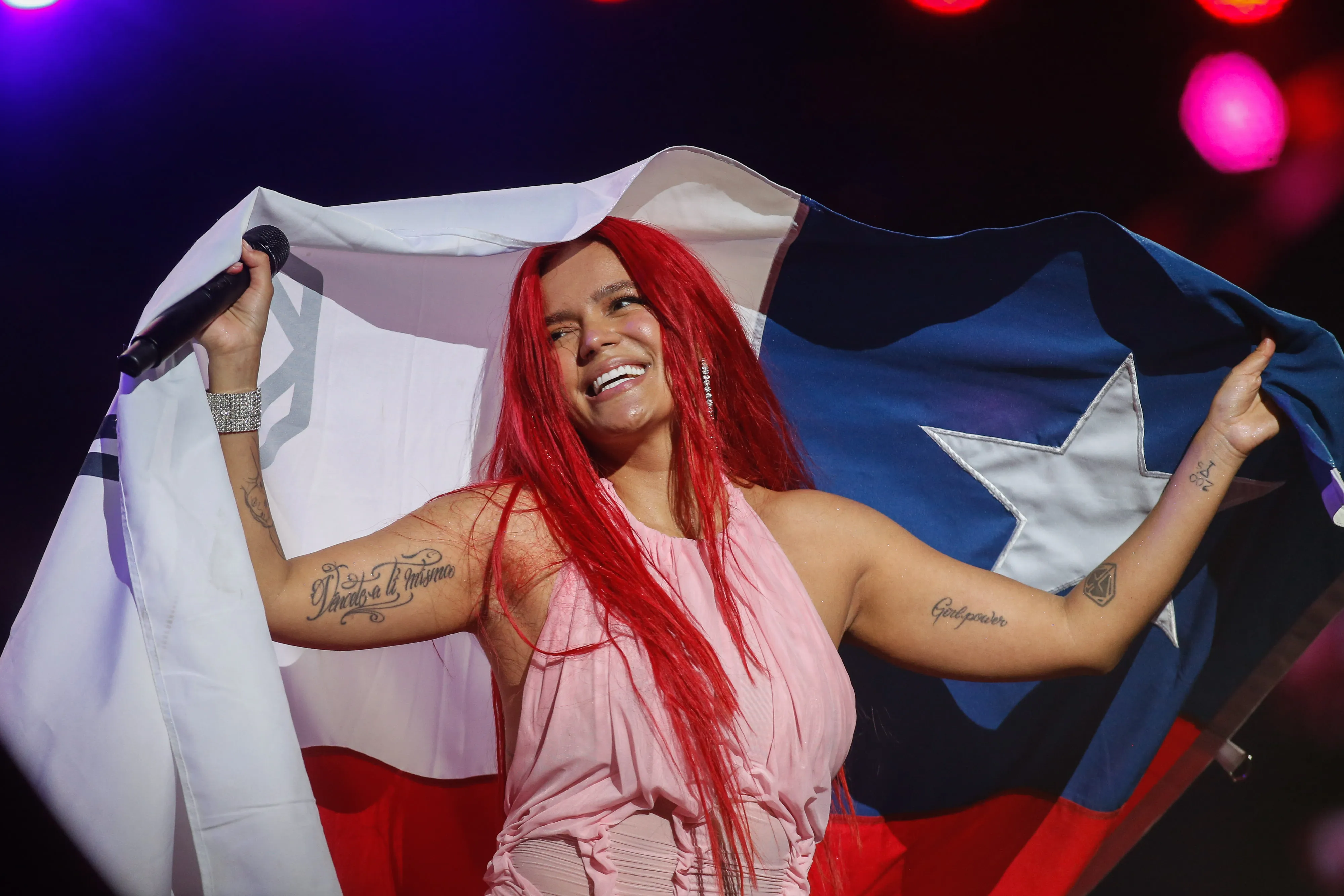 Karol G vuelve al Estadio Nacional en enero de 2027. Foto: Sebastian Cisternas/Aton Chile