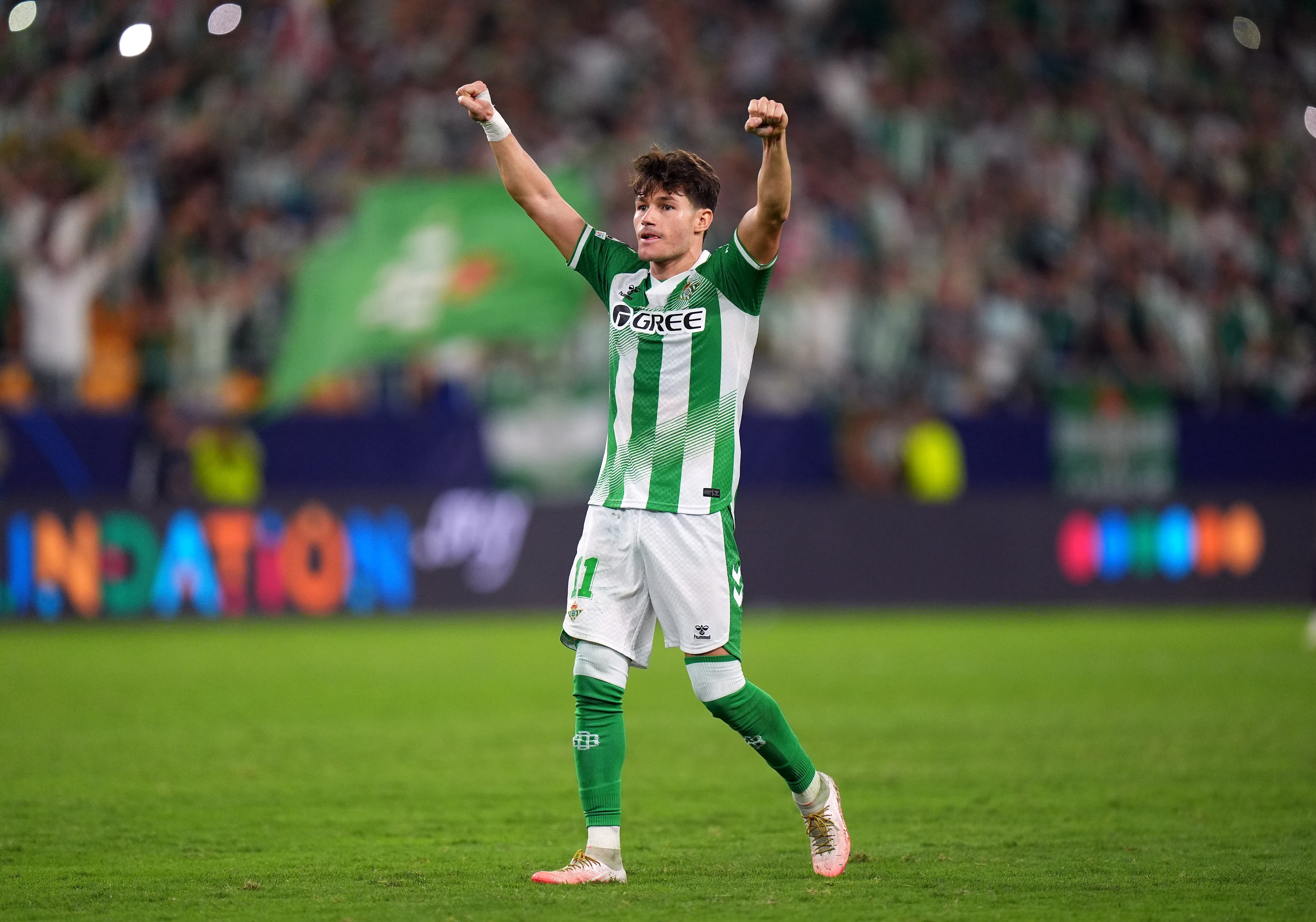 Fran García ha tenido un gran inicio de estadía en el Betis. (Ángel Martinez/Getty Images).
