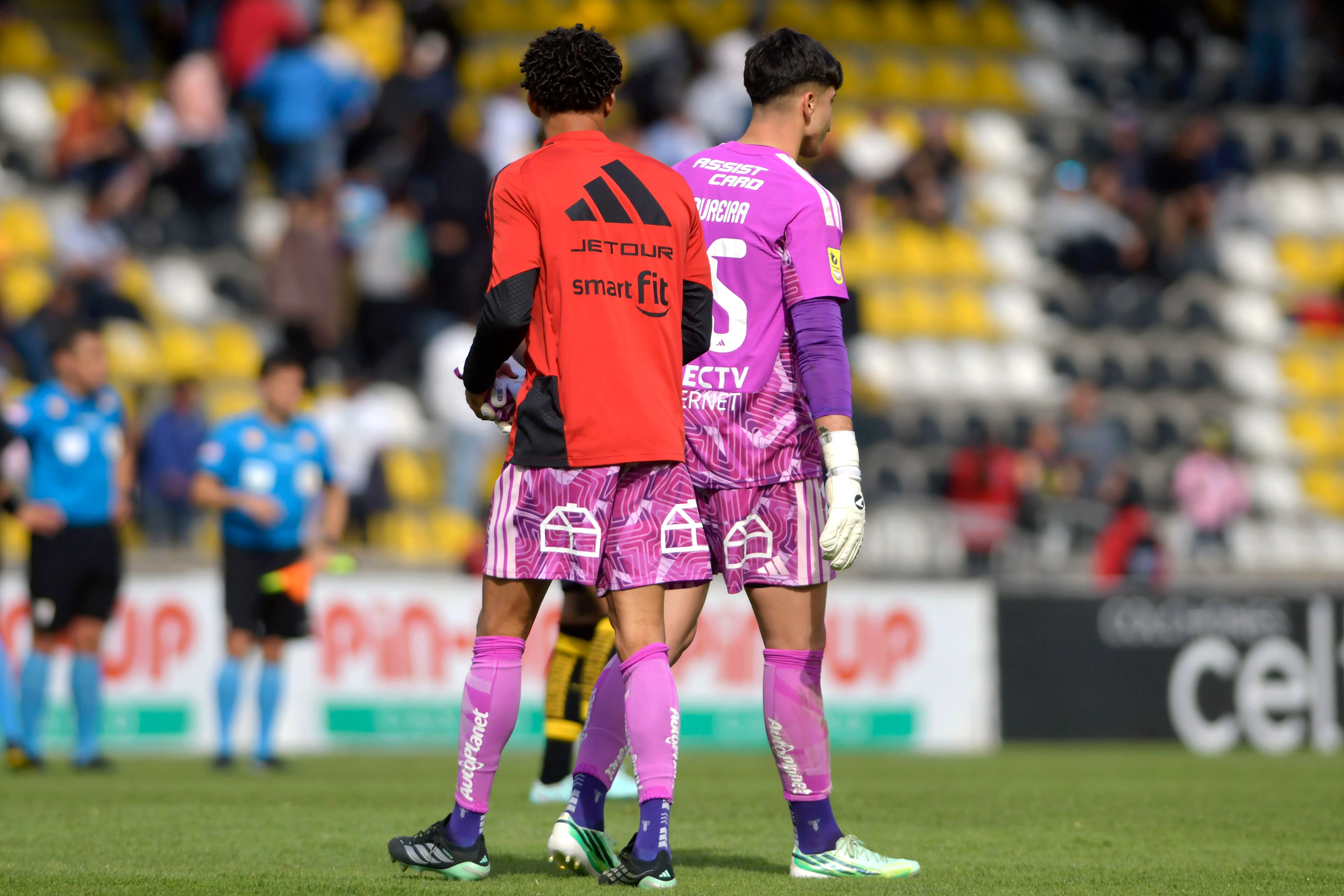 Vozinha y Gabriel Maureira en Coquimbo. (Alejandro Pizarro Ubilla/Photosport).