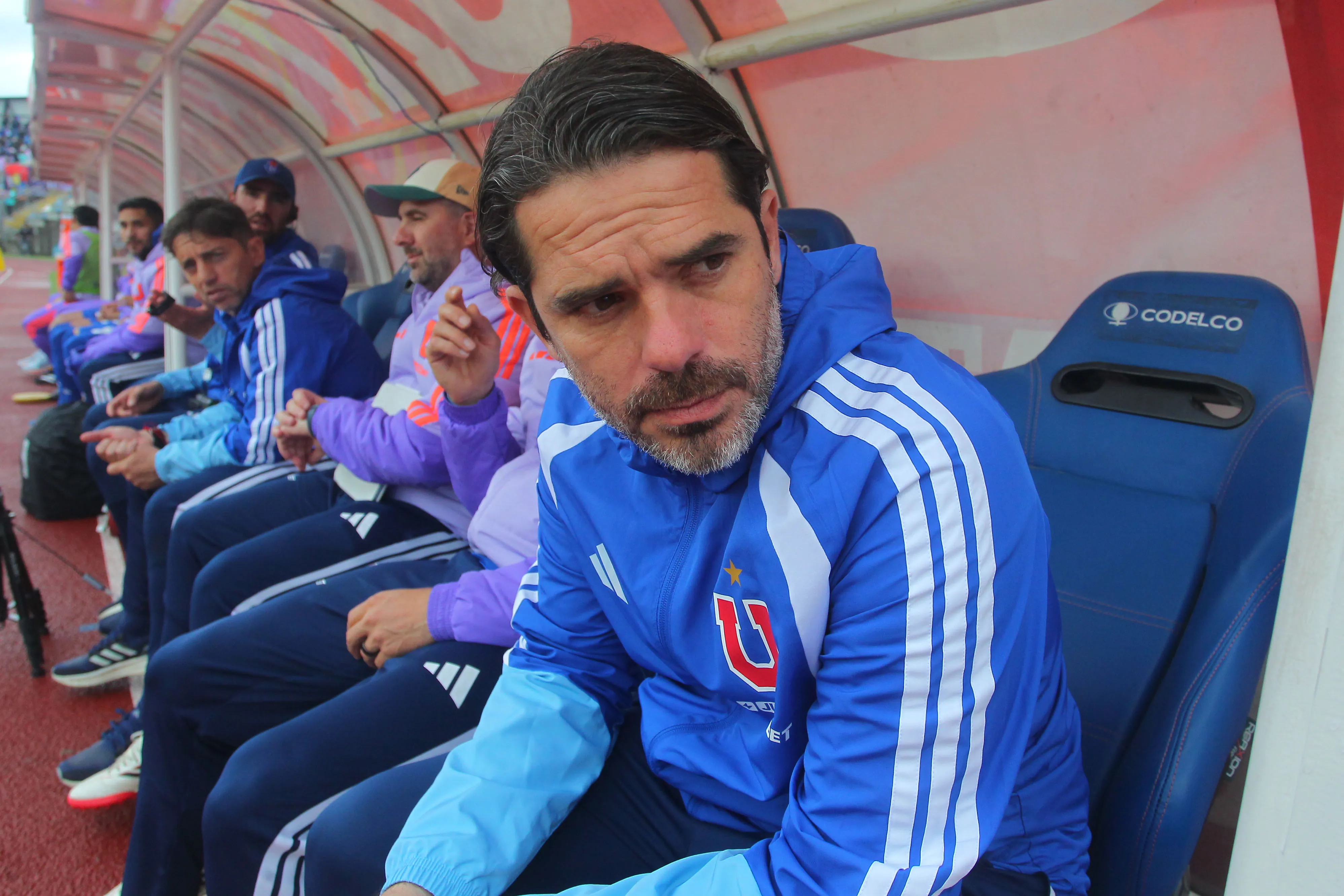 Fernando Gago habla del momento de la U. Foto: Jorge Loyola/Photosport