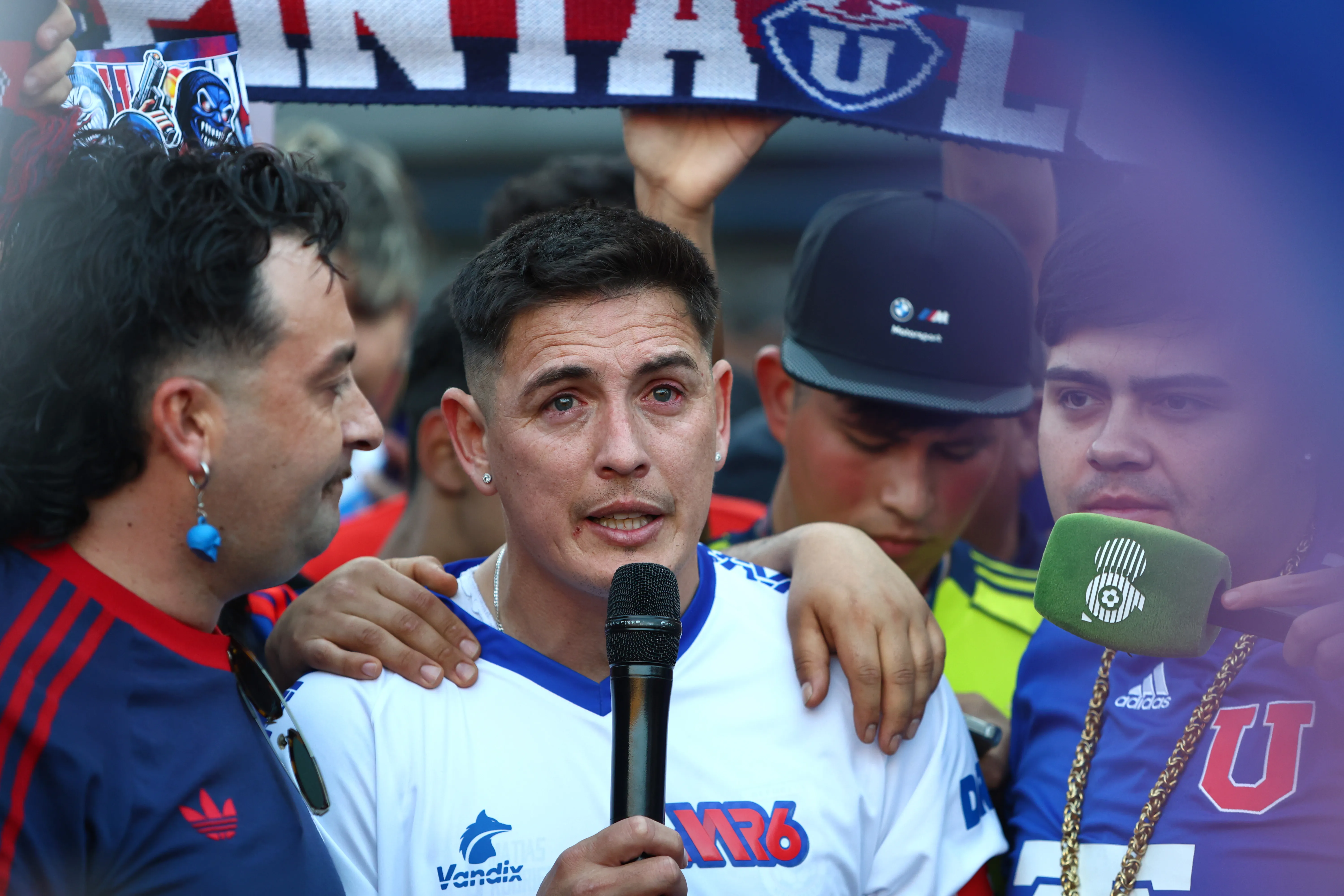 Rodríguez tuvo una emotiva despedida, donde Herrera no dijo presente. Imagen: Photosport