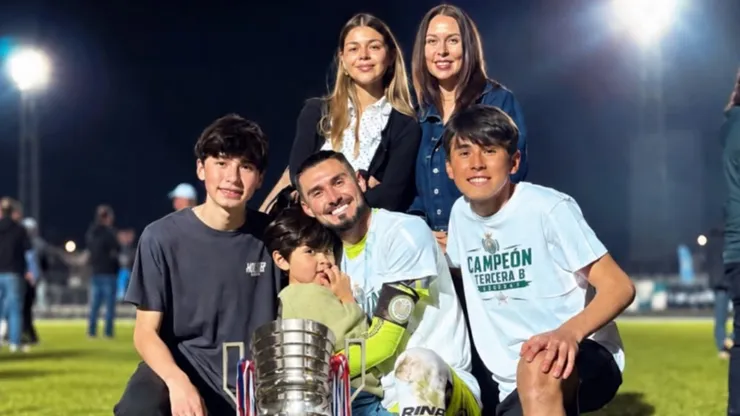 El Halcón sigue sumando alegrías en el fútbol junto a su familia.