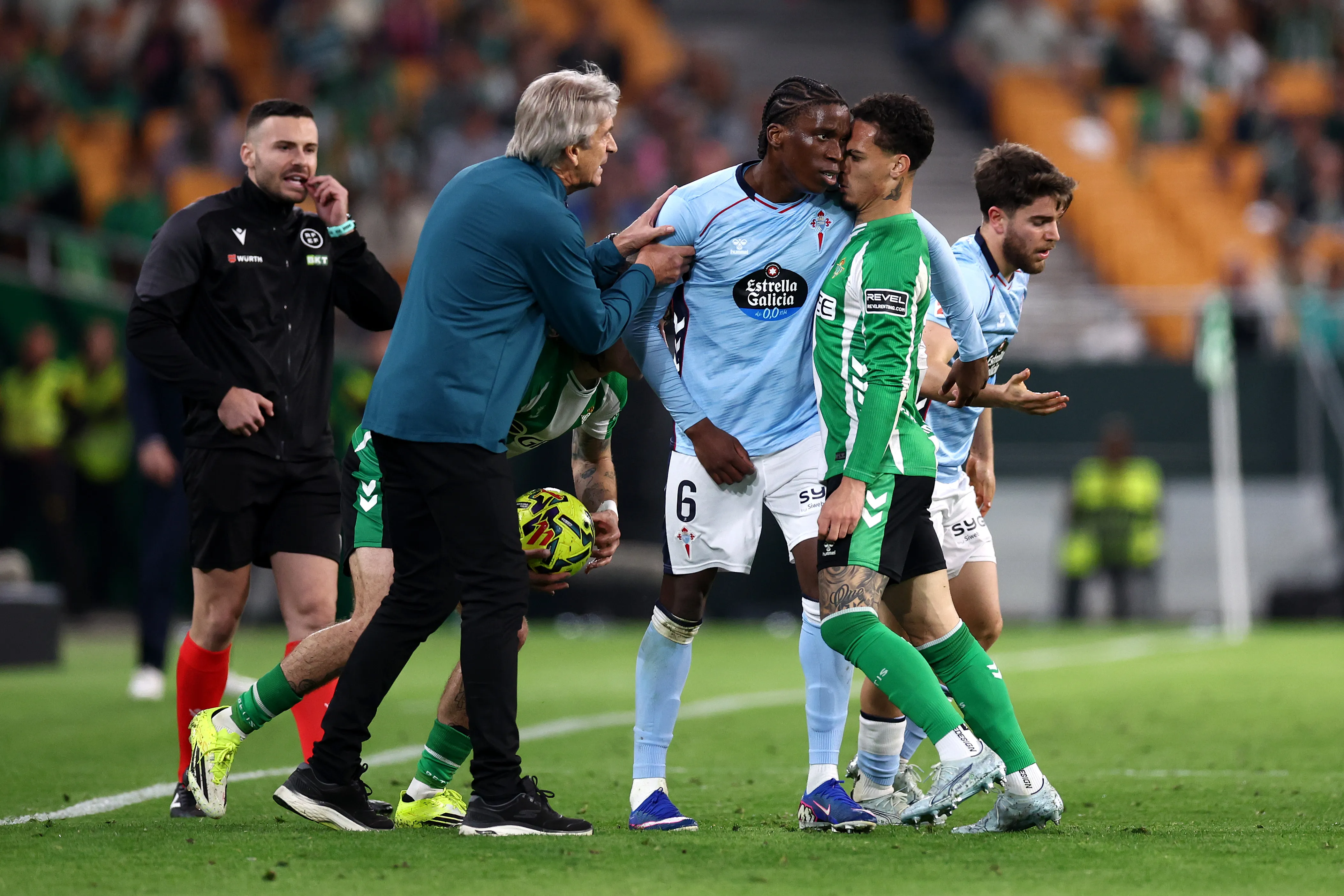 El Betis jugará ante el Celta en La Liga de España. (Fran Santiago/Getty Images).