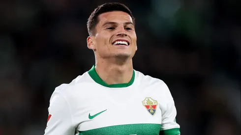 Lucas Cepeda fue titular en el Elche ante el Rayo Vallecano y fue valorado mucho por su entrenador.