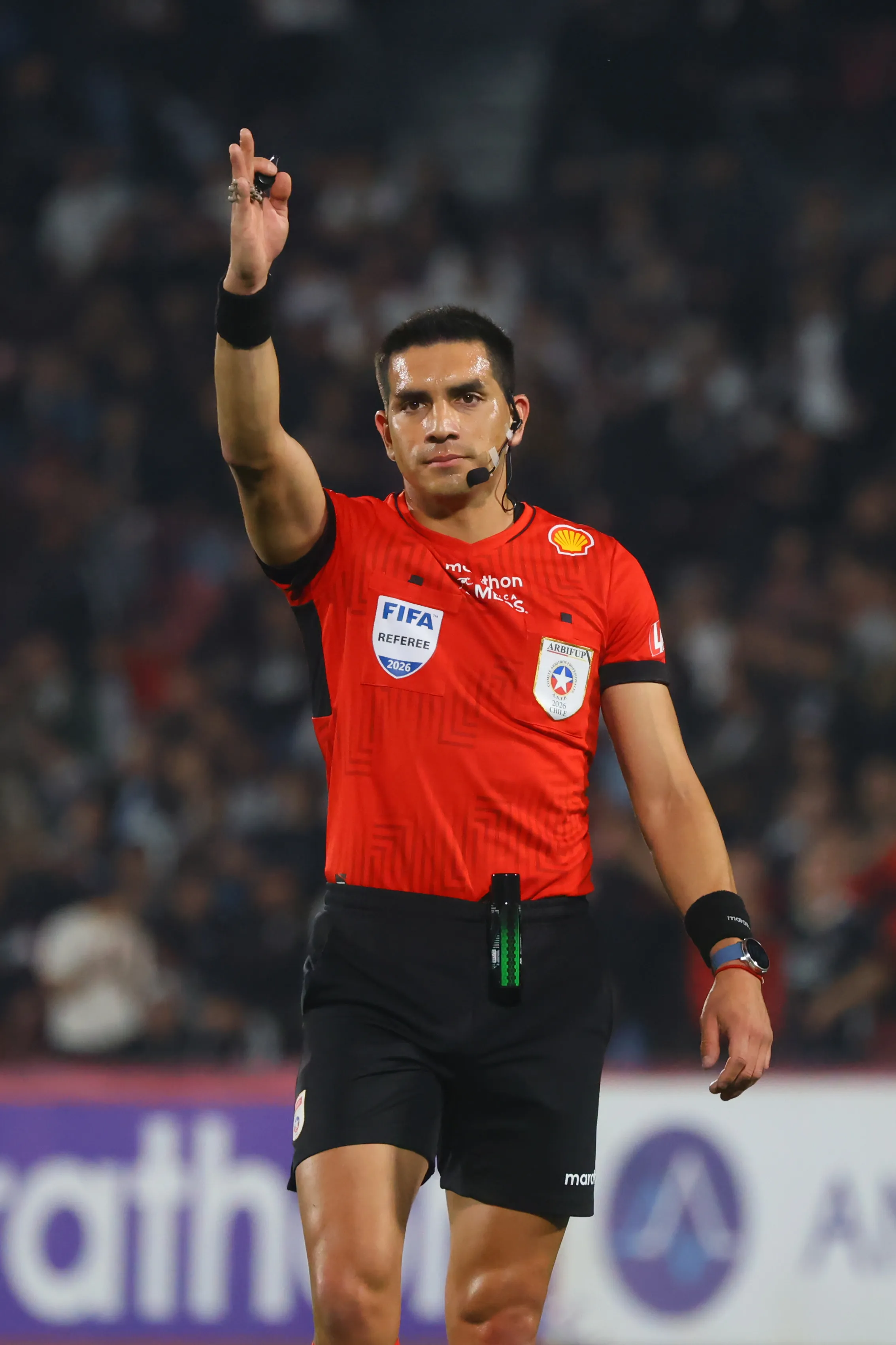La conducción de Mathias Riquelme no le gustó para nada a Fausto Grillo. (Jonnathan Oyarzun/Photosport).