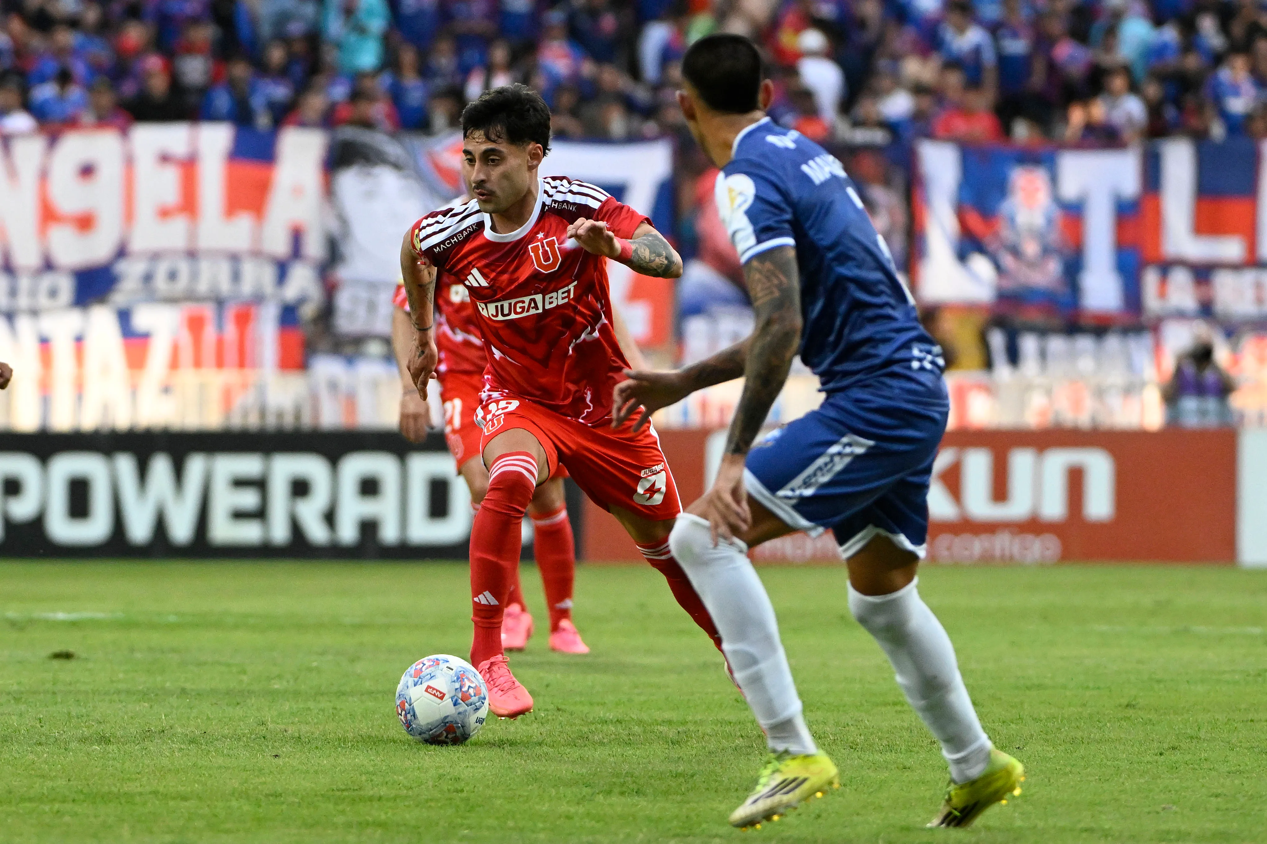 Javier Altamirano jugó el último partido ante Antofagasta en el norte. Foto: Pedro Tapia/Photosport