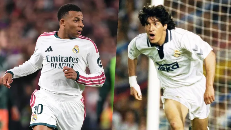 Iván Zamorano dejó huella en el Santiago Bernabéu.