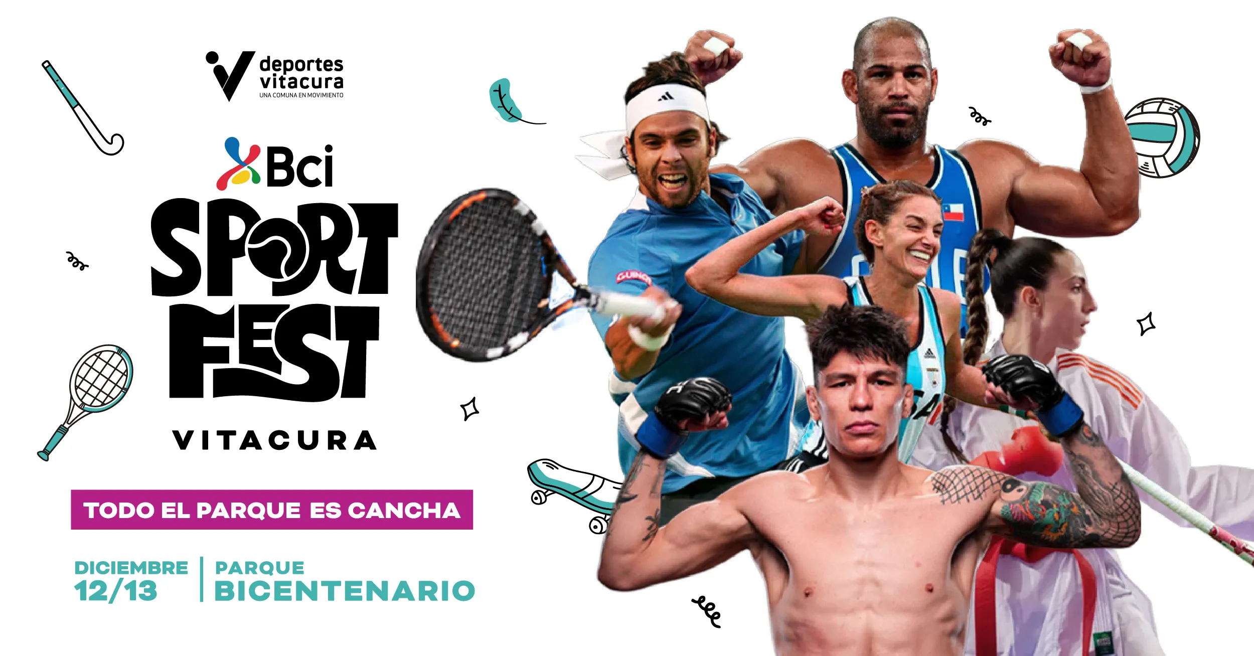 Grandes deportistas estarán en el Sport Fest de diciembre