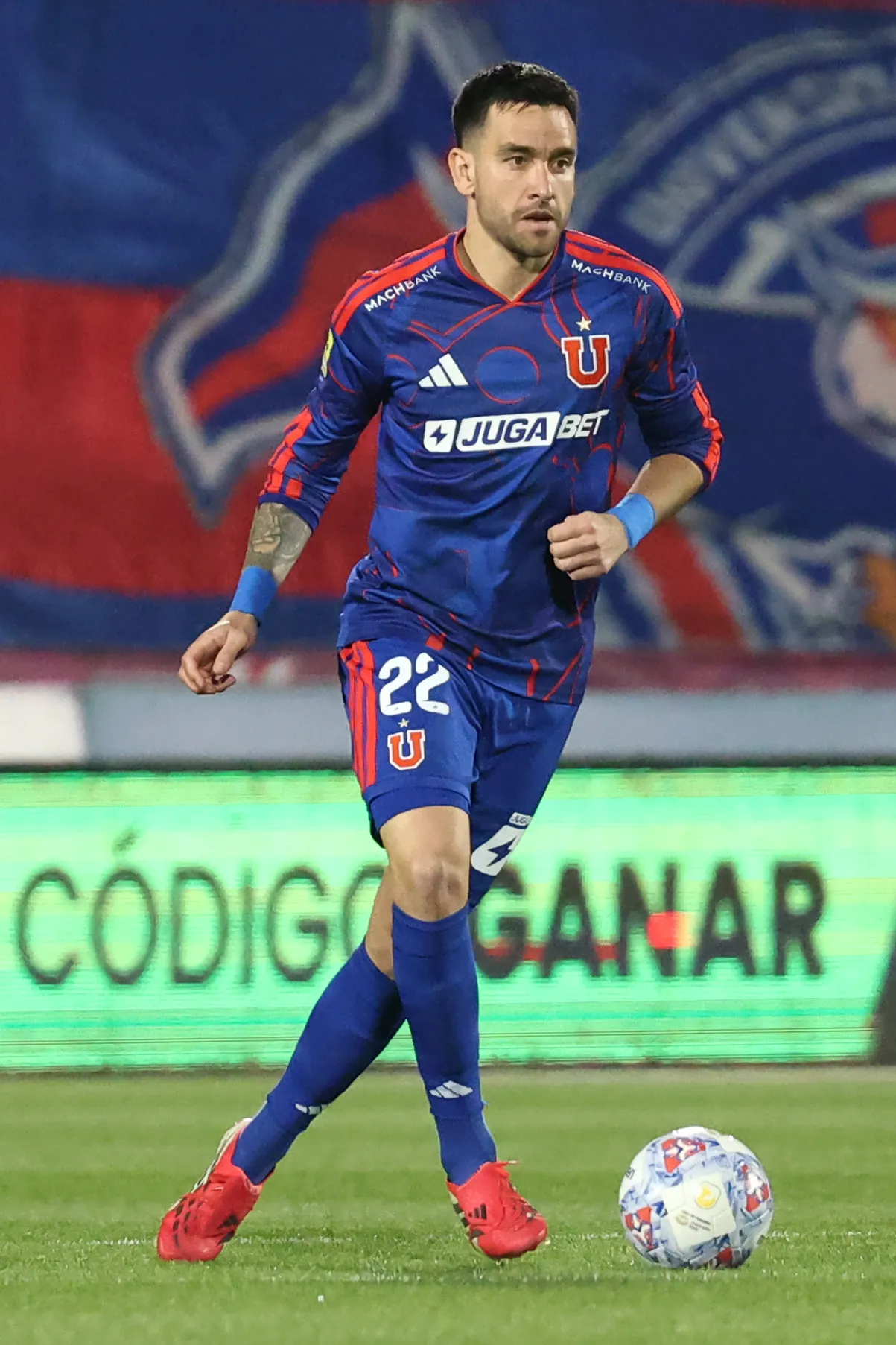 Zaldivia es uno de los referentes de U. de Chile. Imagen: Photosport