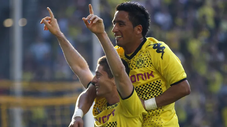 Barrios y Lewandowski ganaron dos Bundesliga en Borussia Dortmund.