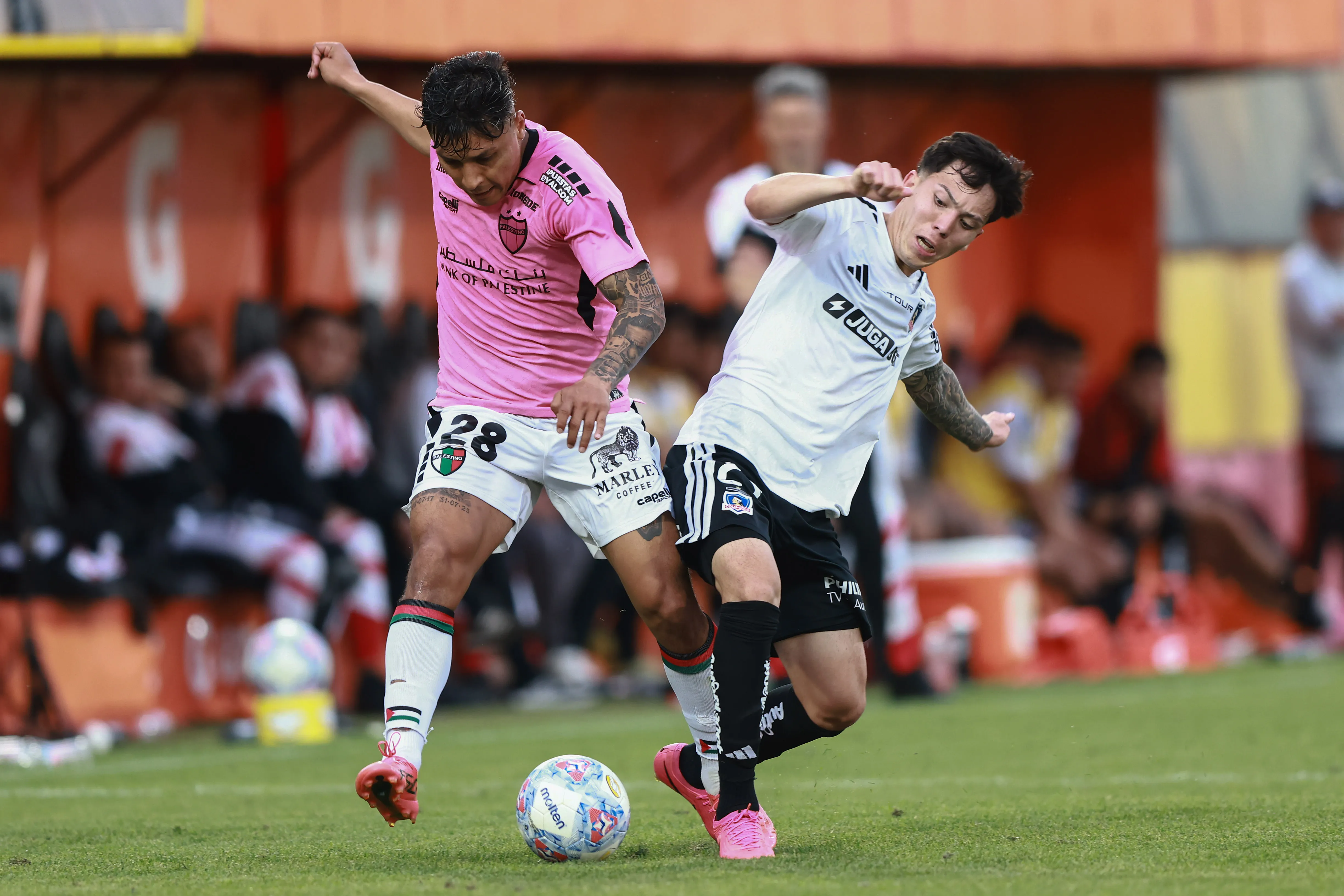 Leandro Hernández ha sufrido un bajón notorio en su rendimiento. Para más remate, se lesionó y será baja en el próximo partido de Colo Colo. | Foto: Photosport.