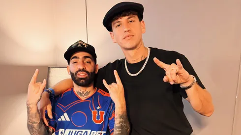 Lichnovsky destapó las fotos con Arcángel en septiembre en Santiago