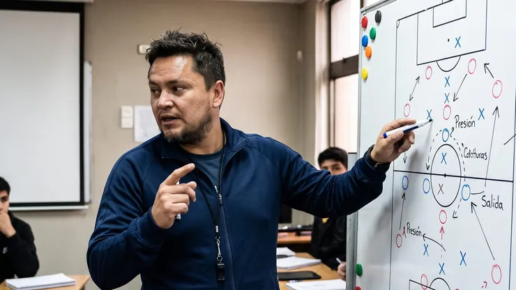 Waldo Ponce regala clases de marcaje