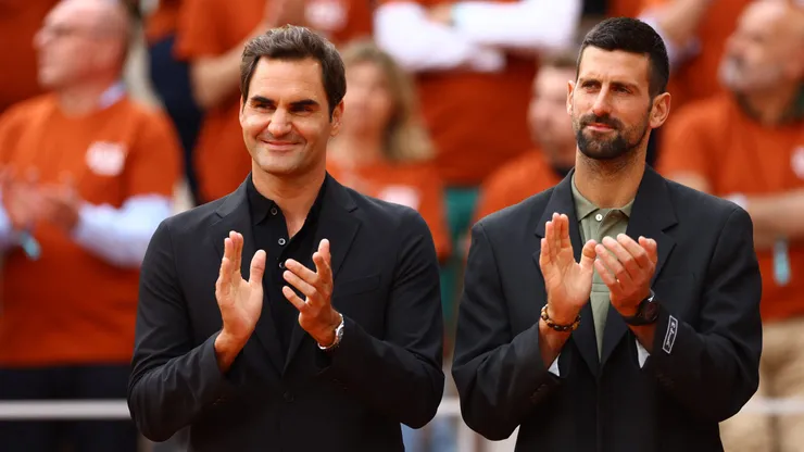 Novak Djokovic habló de Roger Federer.