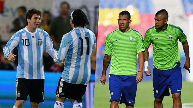 Carlos Tevez tuvo grandes compañeros en su carrera.