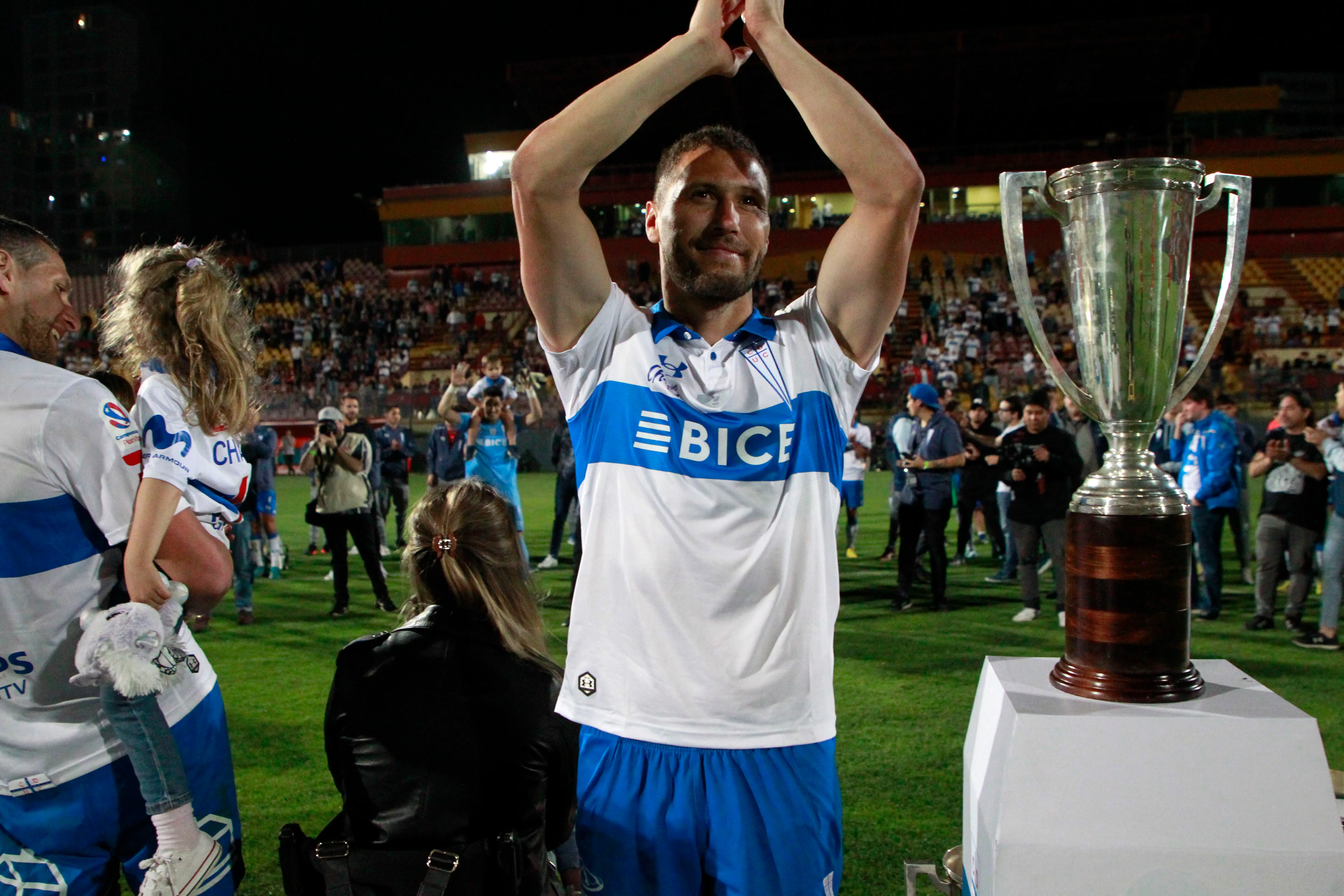 Germán Lanaro se despidió de la UC al cabo de la temporada 2022. (Dragomir Yankovic/Photosport).