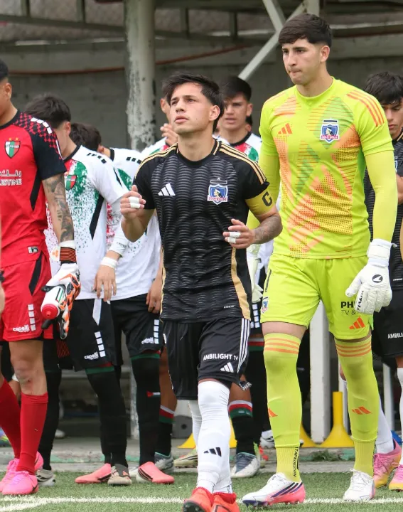 Gabriel Maureira en acción por Colo Colo Sub 21. (Foto: Colo Colo Formativo).